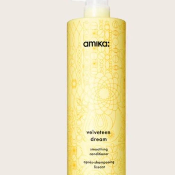 NEW Amika Velveteen Dream Smoothing Conditioner 1L Anti-Frizz Jumbo UNSEALDED - Picture 2 of 9